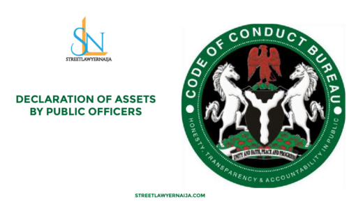 Declaration of Assets