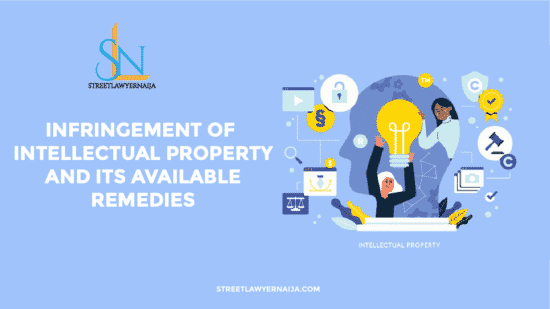 Infringement of Intellectual Property and its Available Remedies