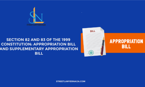 Appropriation bill